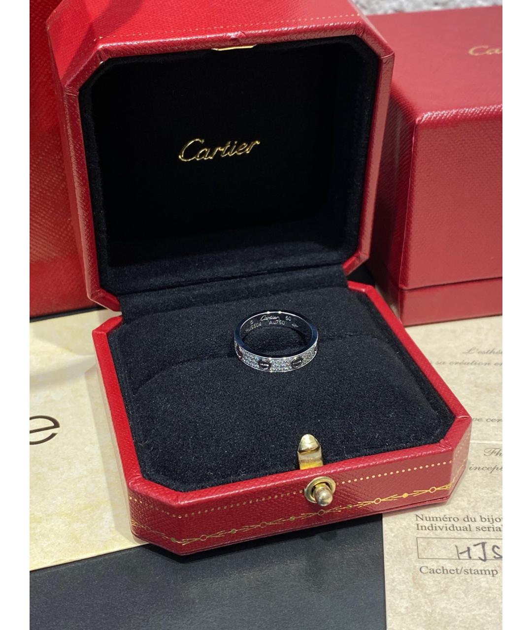 CARTIER Белое кольцо из белого золота, фото 2