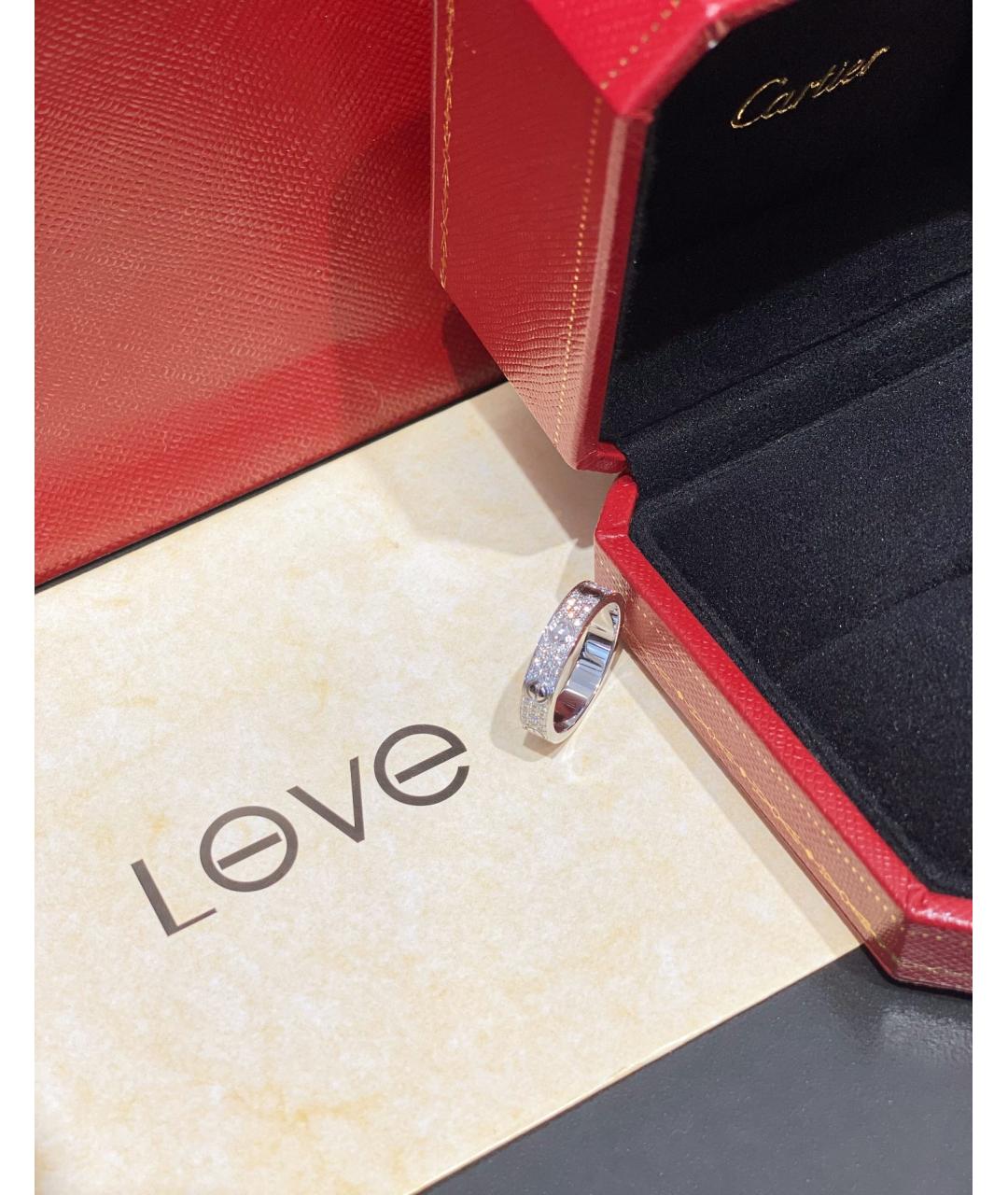 CARTIER Белое кольцо из белого золота, фото 5