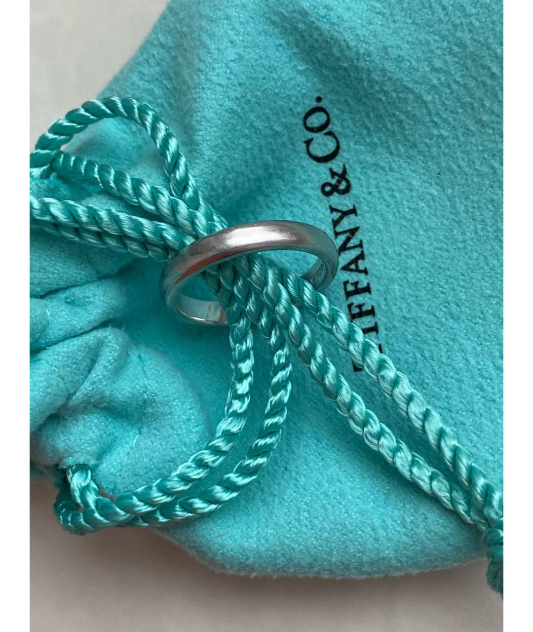 TIFFANY&CO Белое платиновое кольцо, фото 6