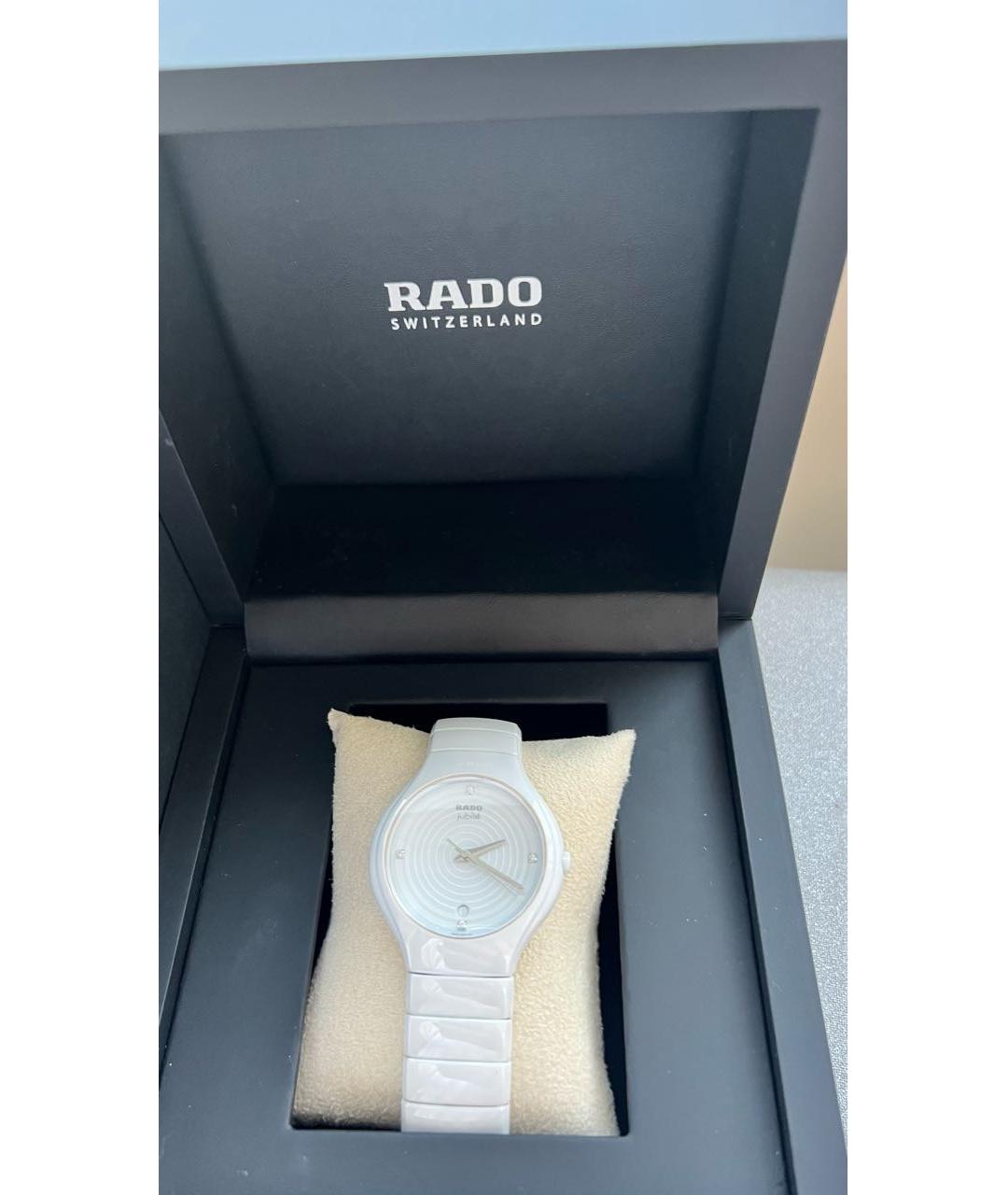 RADO Белые титановые часы, фото 2