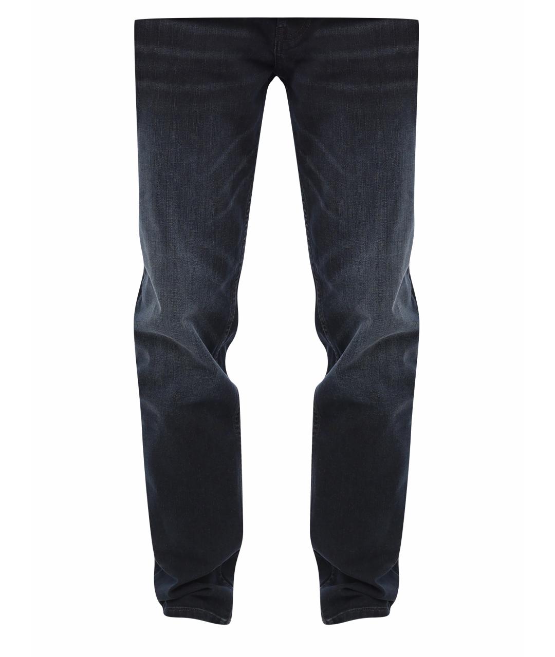 HUGO BOSS Темно-синие прямые джинсы, фото 1