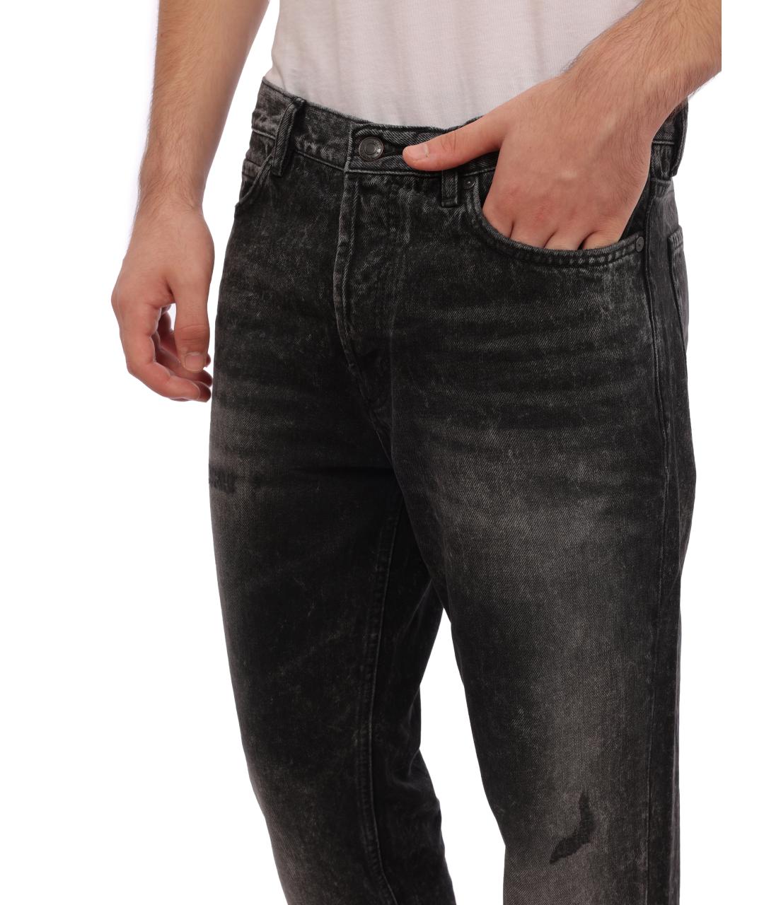 HUGO BOSS Серые прямые джинсы, фото 3