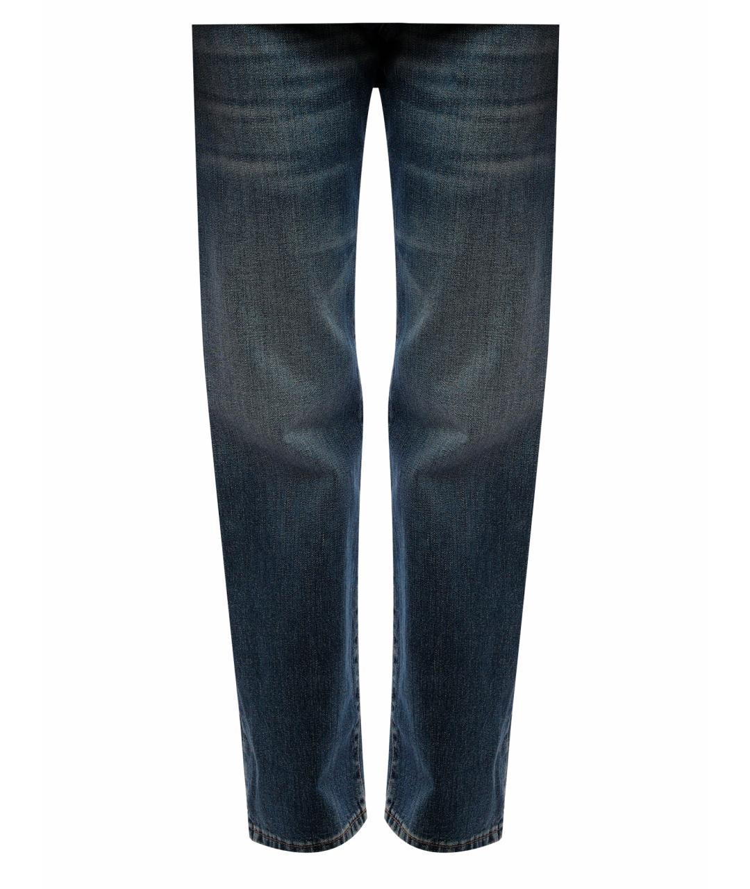 SAINT LAURENT Синие прямые джинсы, фото 1