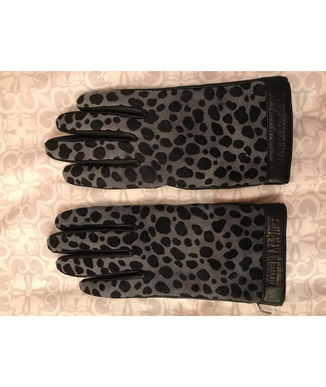 EMPORIO ARMANI Кожаные перчатки, фото 4