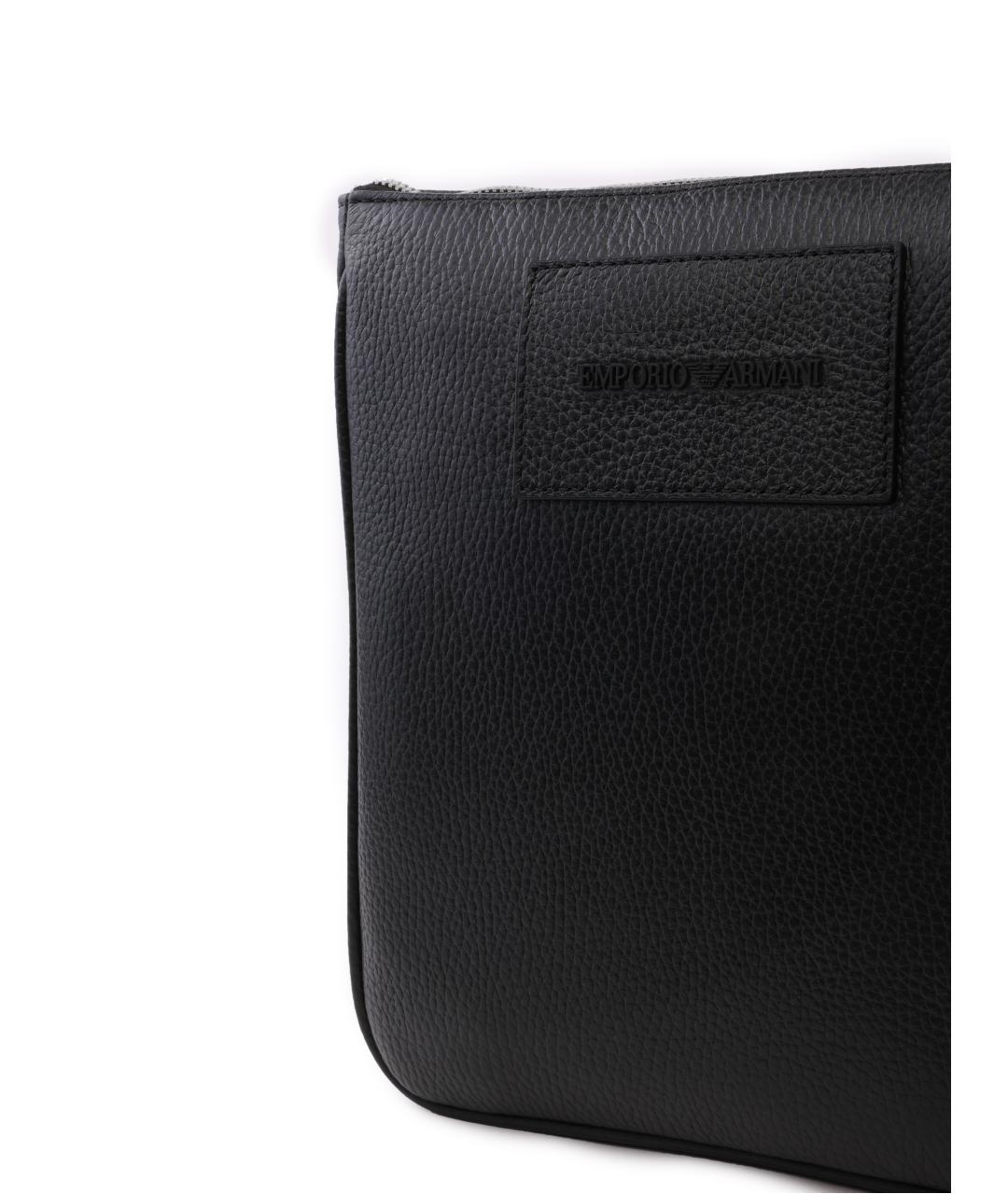 EMPORIO ARMANI Черная сумка на плечо, фото 4