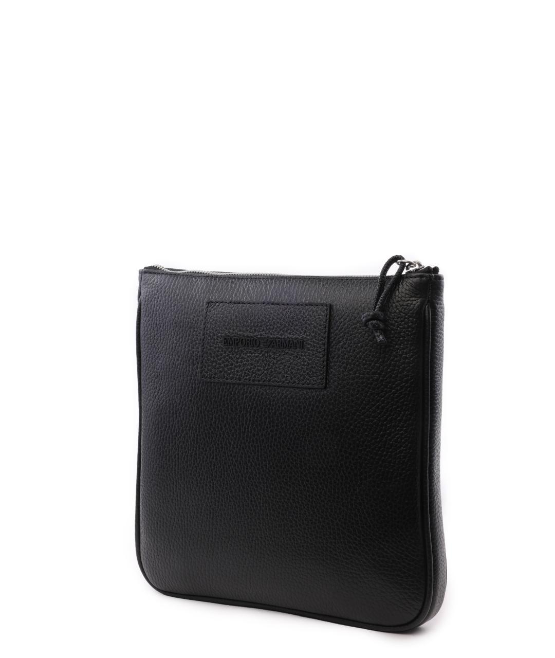 EMPORIO ARMANI Черная сумка на плечо, фото 2
