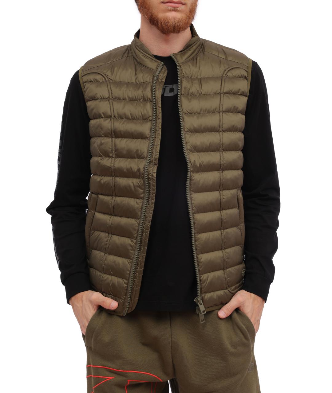 DIESEL Хаки жилет, фото 3