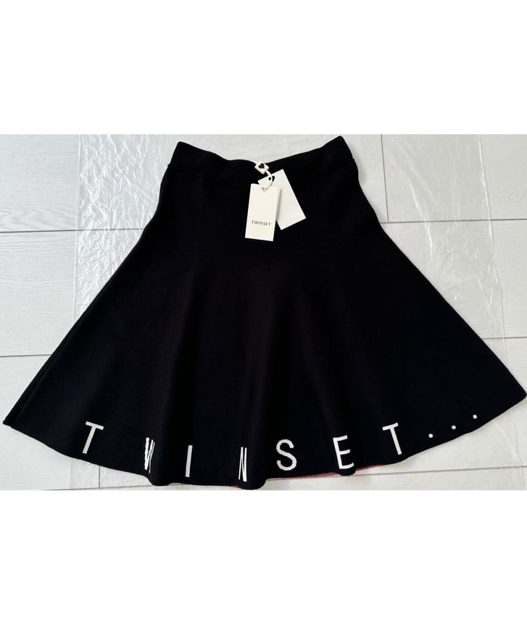 TWIN-SET Черная юбка, фото 4