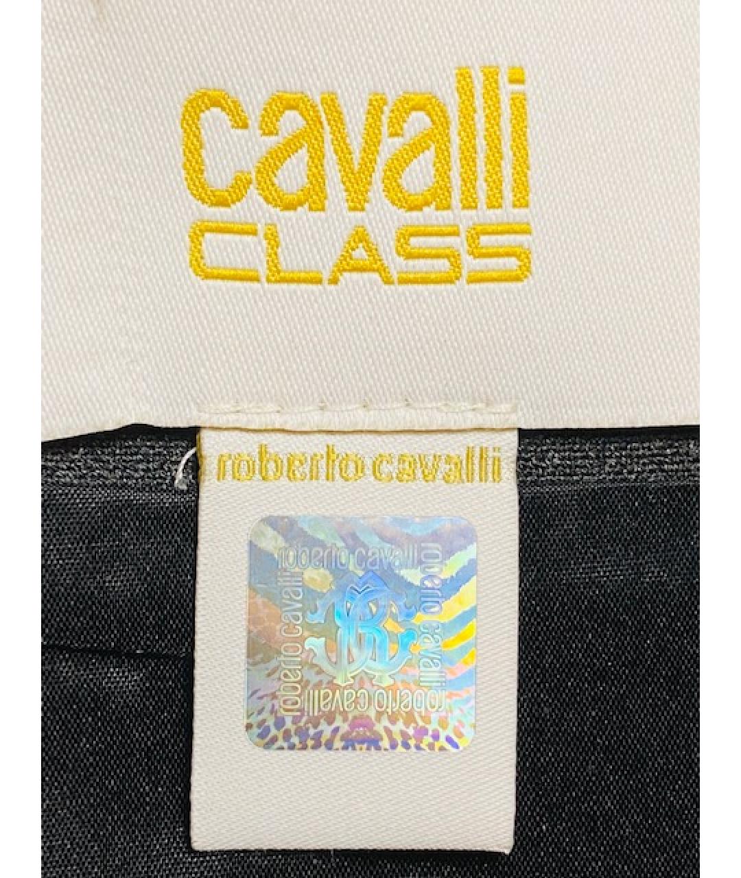CAVALLI CLASS Серая вискозная юбка миди, фото 4