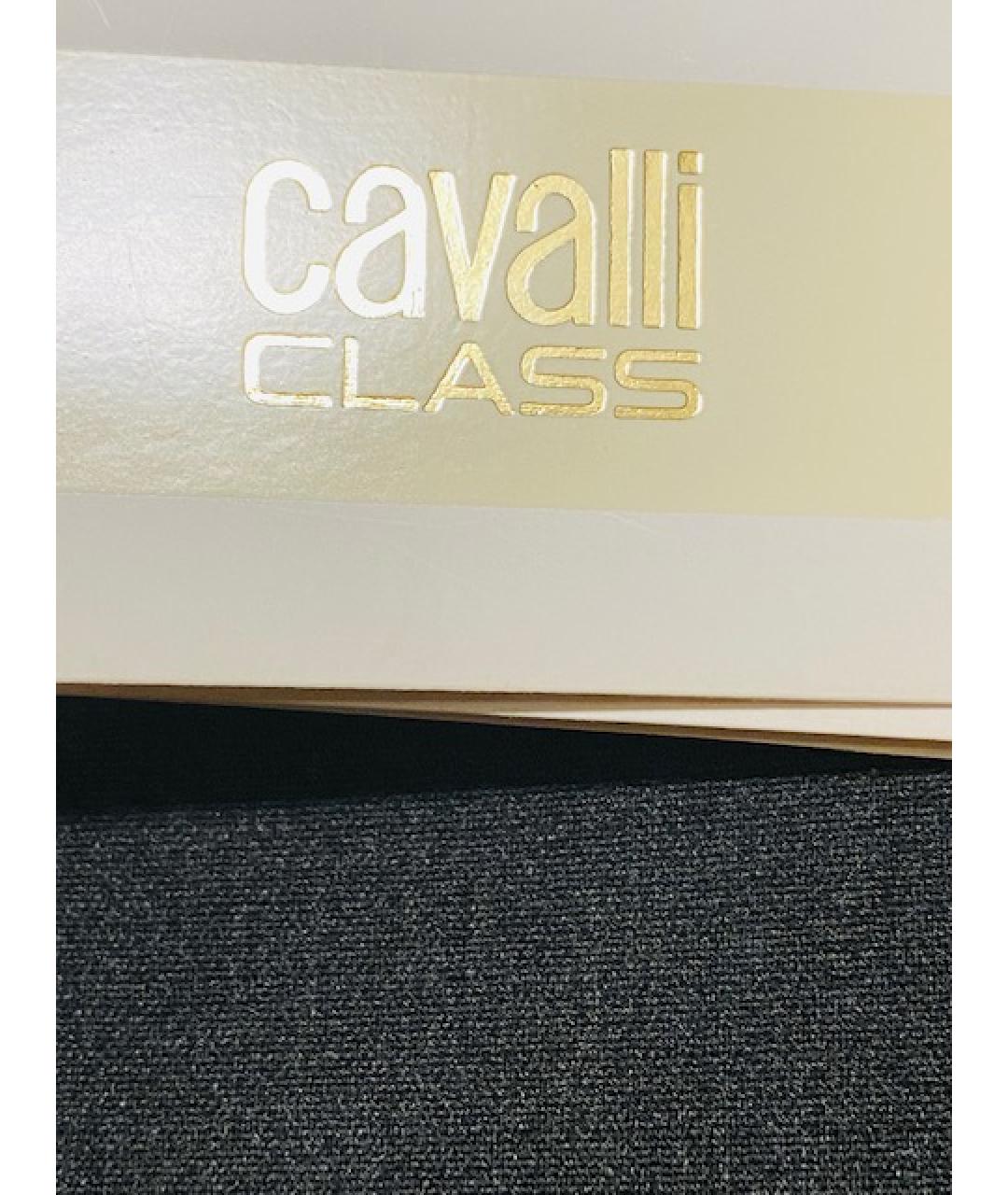 CAVALLI CLASS Серая вискозная юбка миди, фото 7