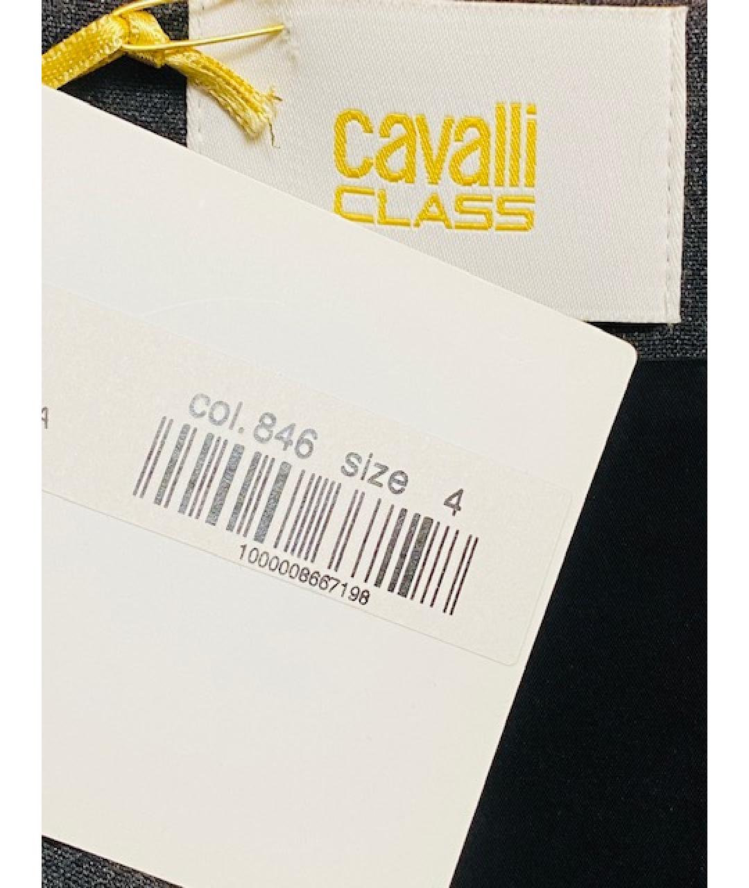 CAVALLI CLASS Серая вискозная юбка миди, фото 5