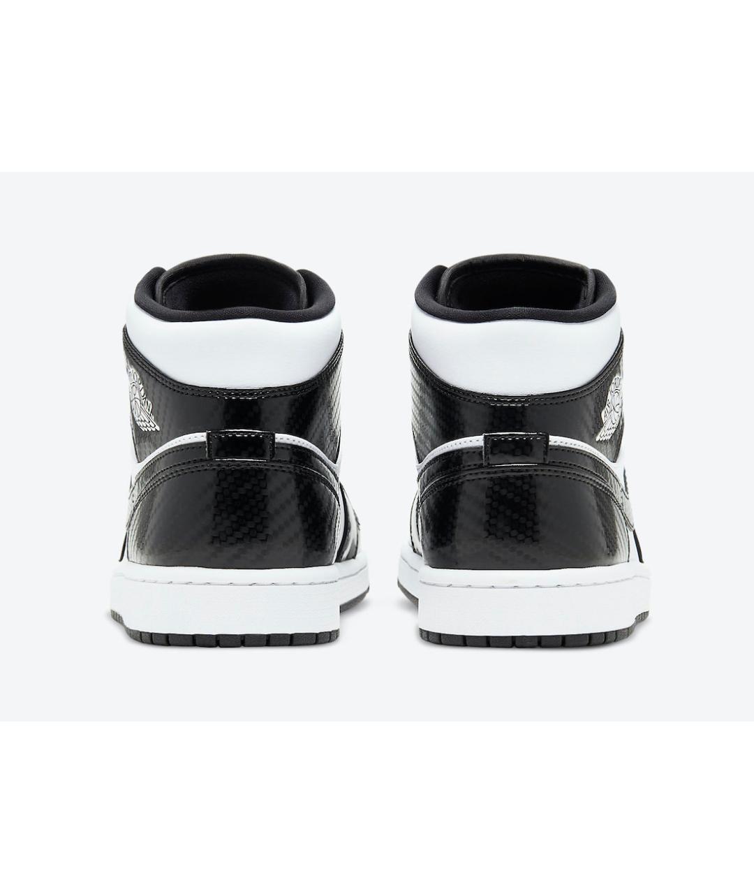 JORDAN Черные кроссовки из лакированной кожи, фото 4