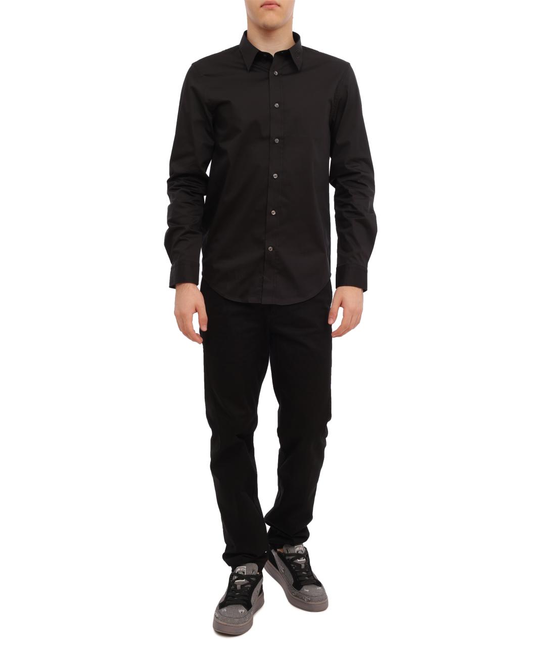 DIESEL Черная классическая рубашка, фото 6