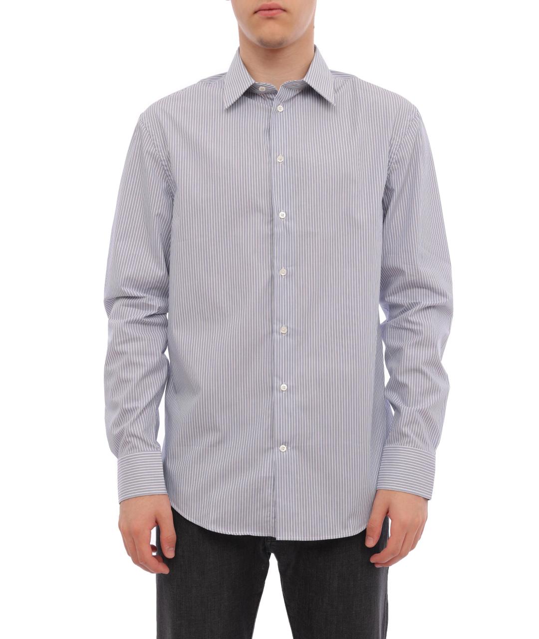 EMPORIO ARMANI Синяя классическая рубашка, фото 6