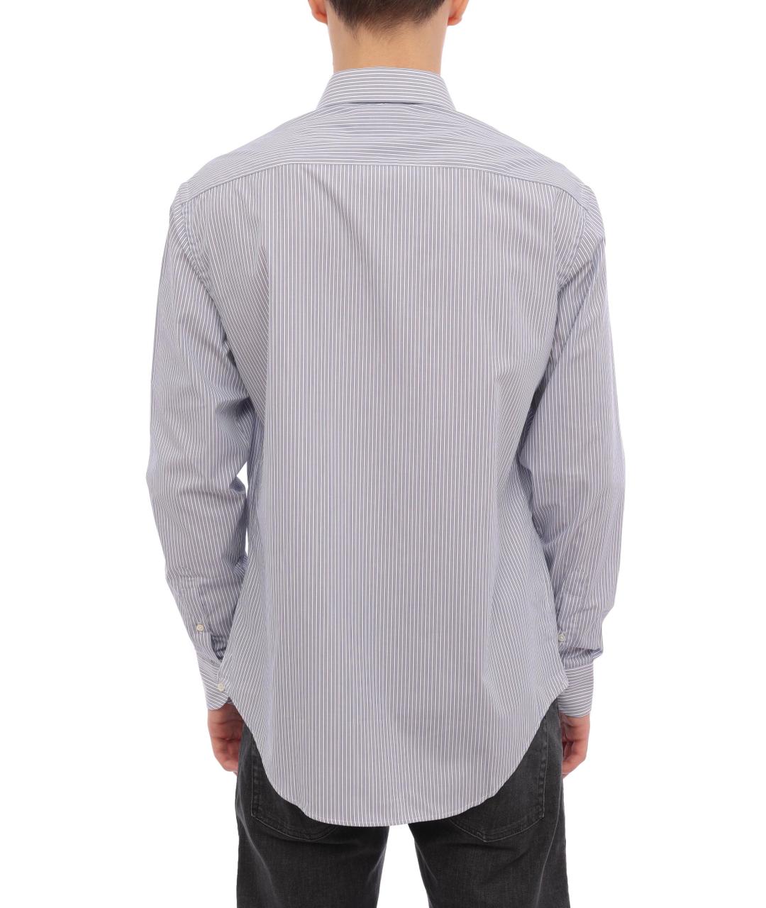 EMPORIO ARMANI Синяя классическая рубашка, фото 5