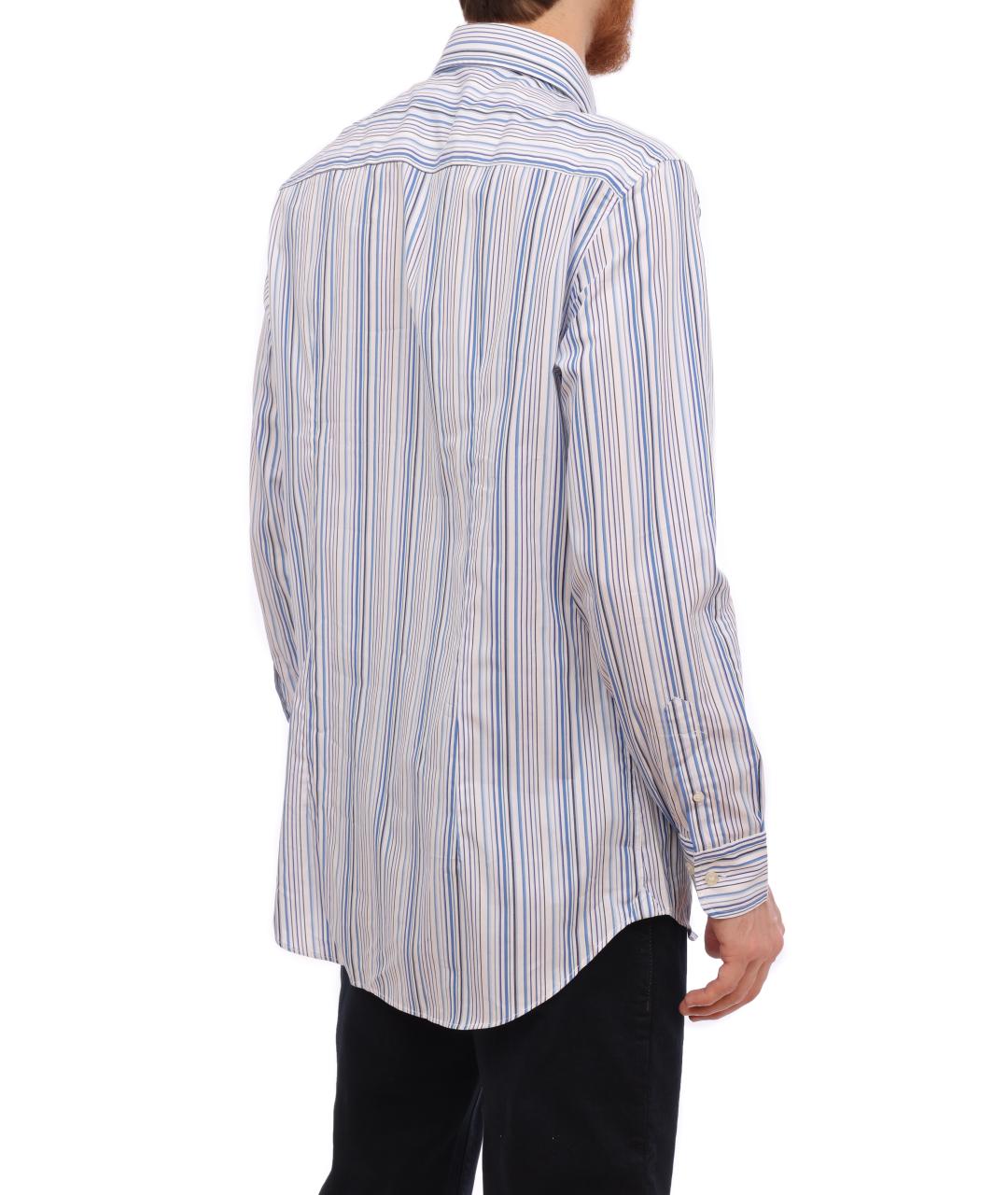 ETRO Голубая классическая рубашка, фото 4