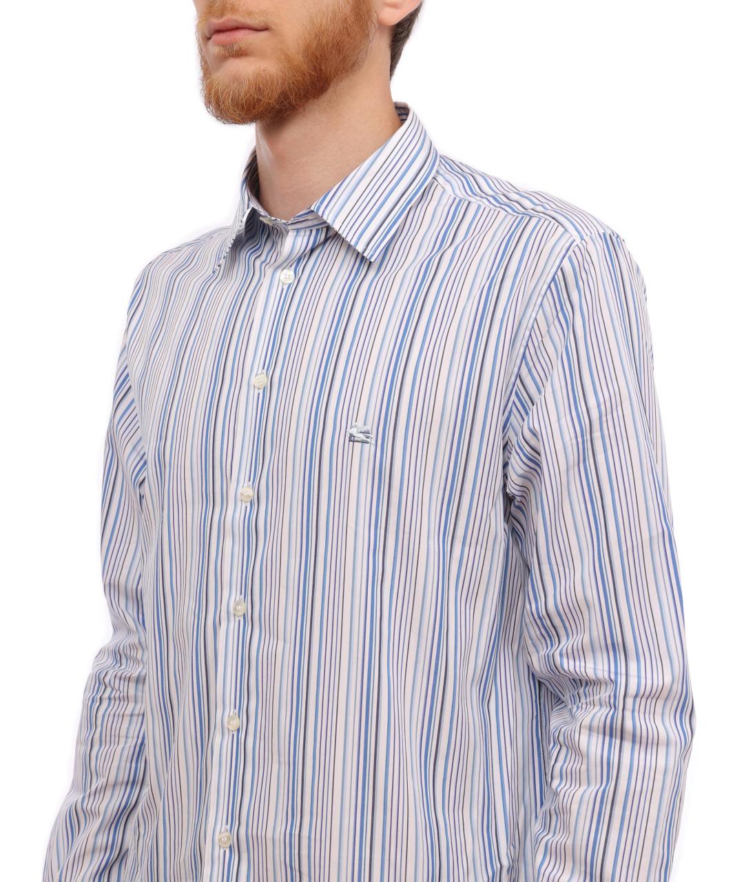 ETRO Голубая классическая рубашка, фото 3