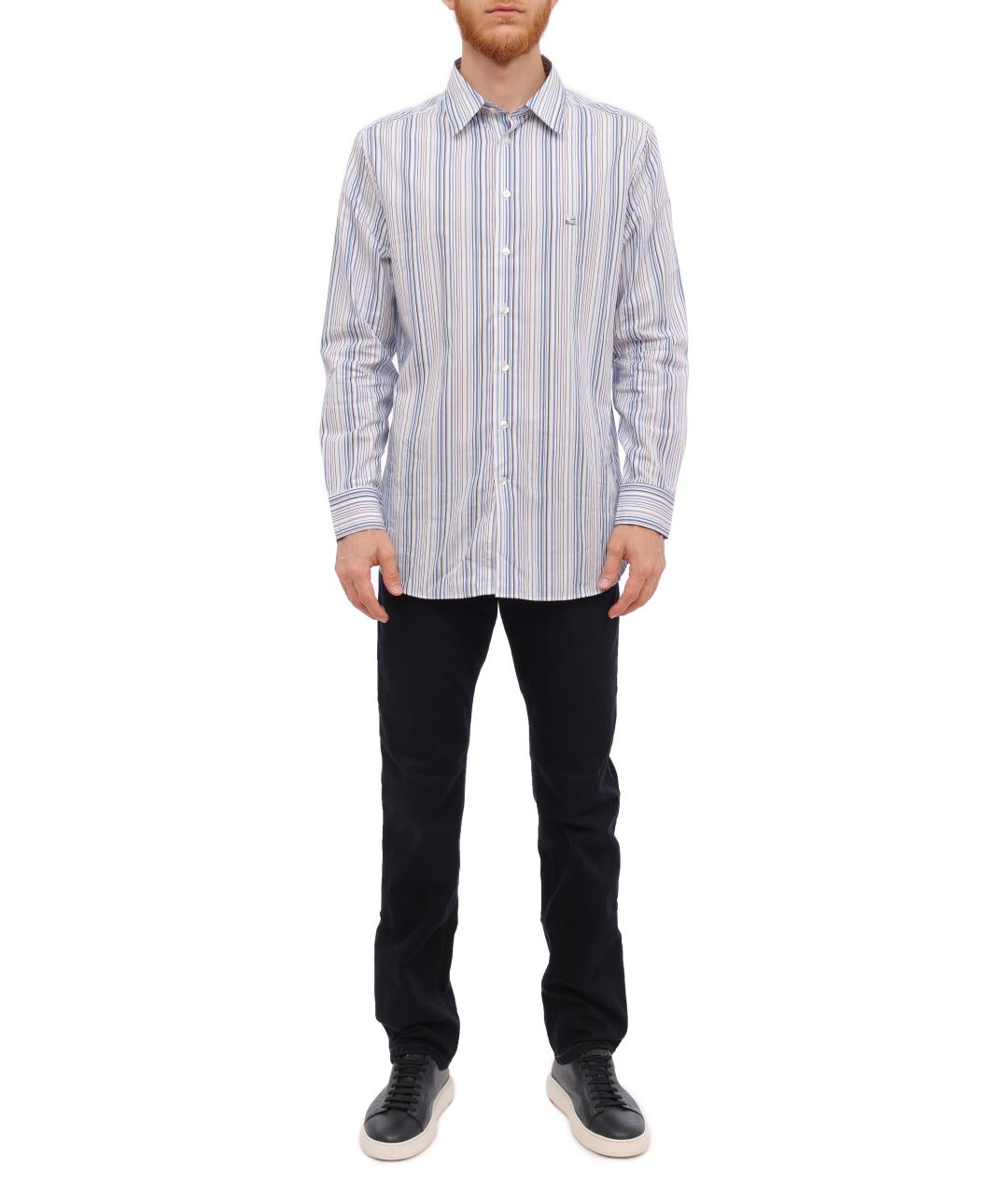 ETRO Голубая классическая рубашка, фото 2