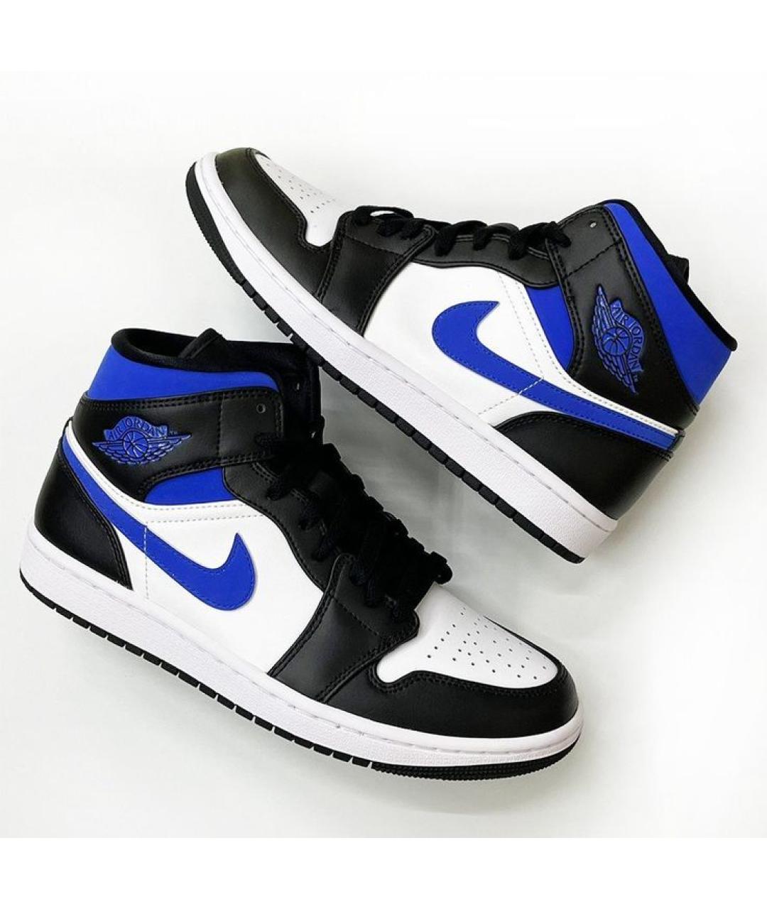 JORDAN Черные кожаные кроссовки, фото 5