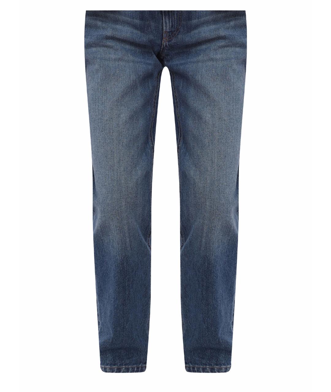 BRUNELLO CUCINELLI Синие прямые джинсы, фото 1