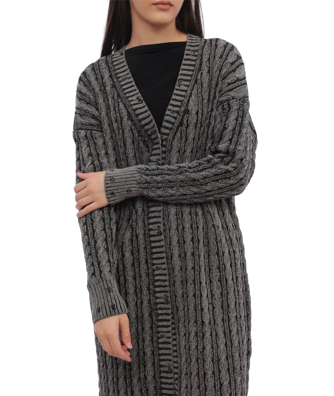 DIESEL Серый кардиган, фото 3