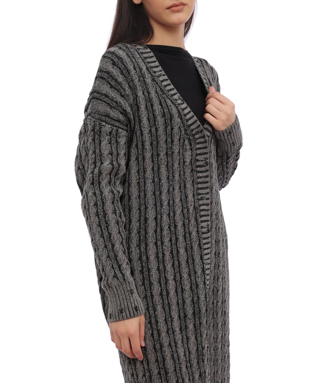 DIESEL Серый кардиган, фото 2