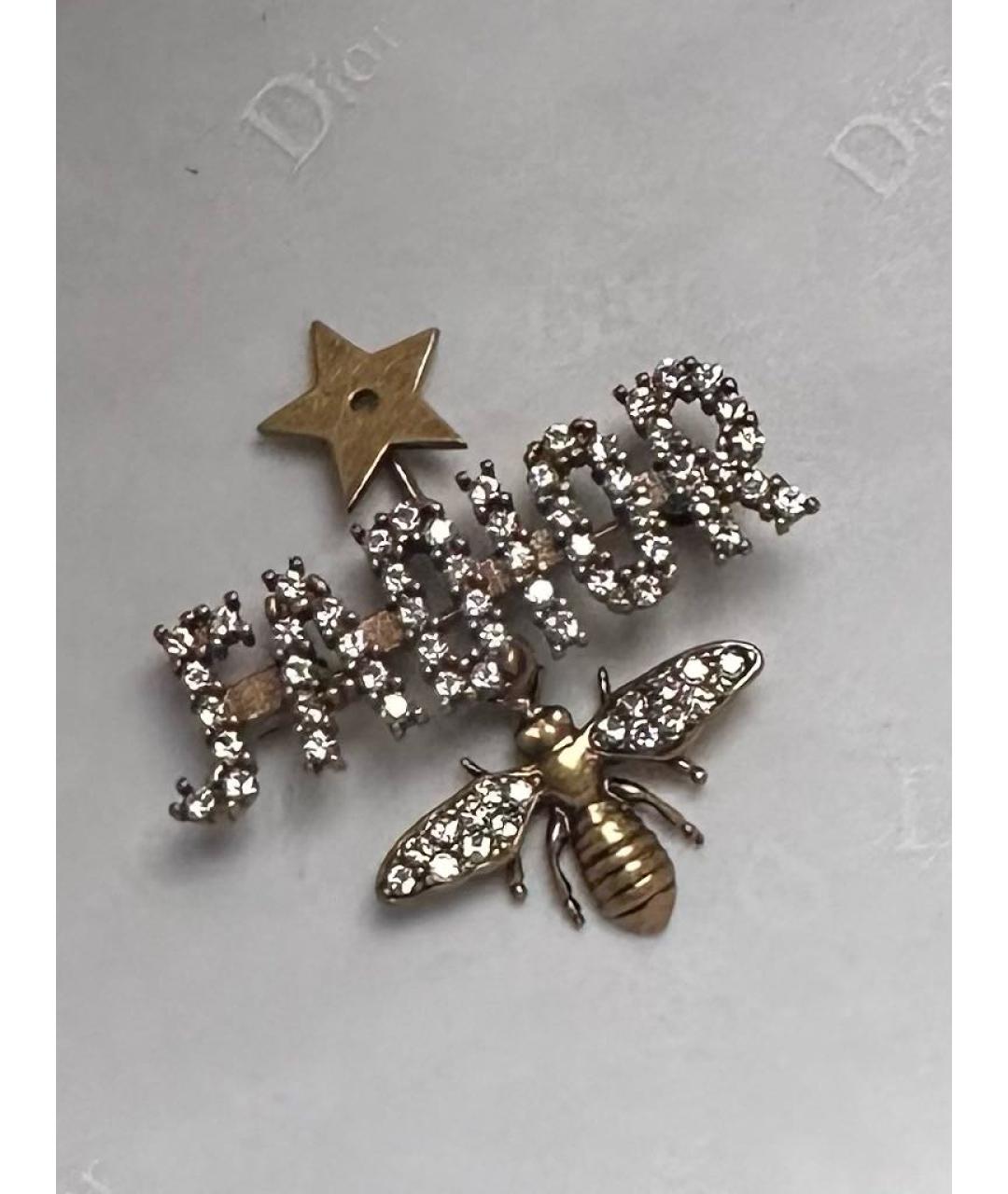 CHRISTIAN DIOR Золотая булавка / брошь из желтого золота, фото 2
