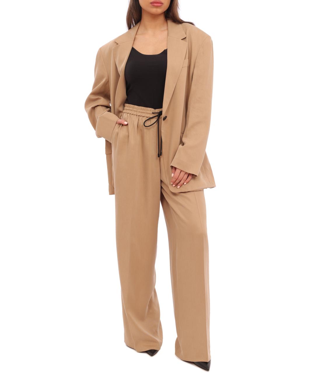 HUGO BOSS Бежевые брюки широкие, фото 3