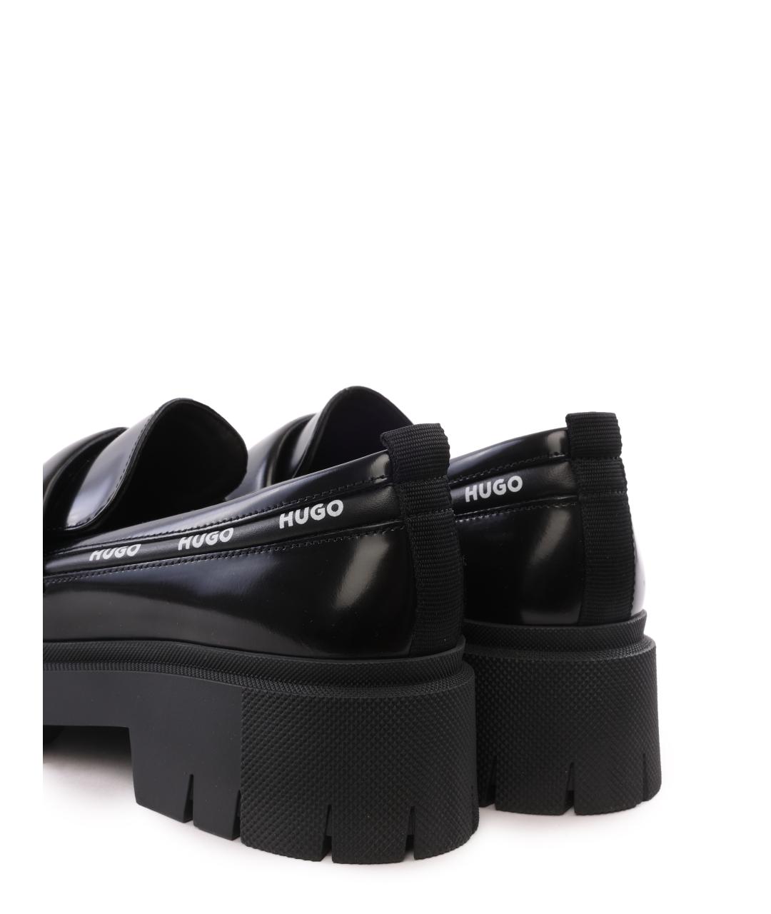 HUGO BOSS Черные лоферы, фото 6
