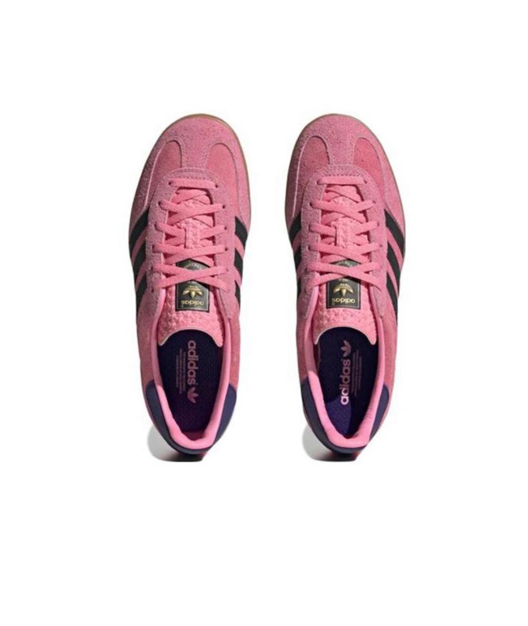 ADIDAS Коралловые замшевые кроссовки, фото 3