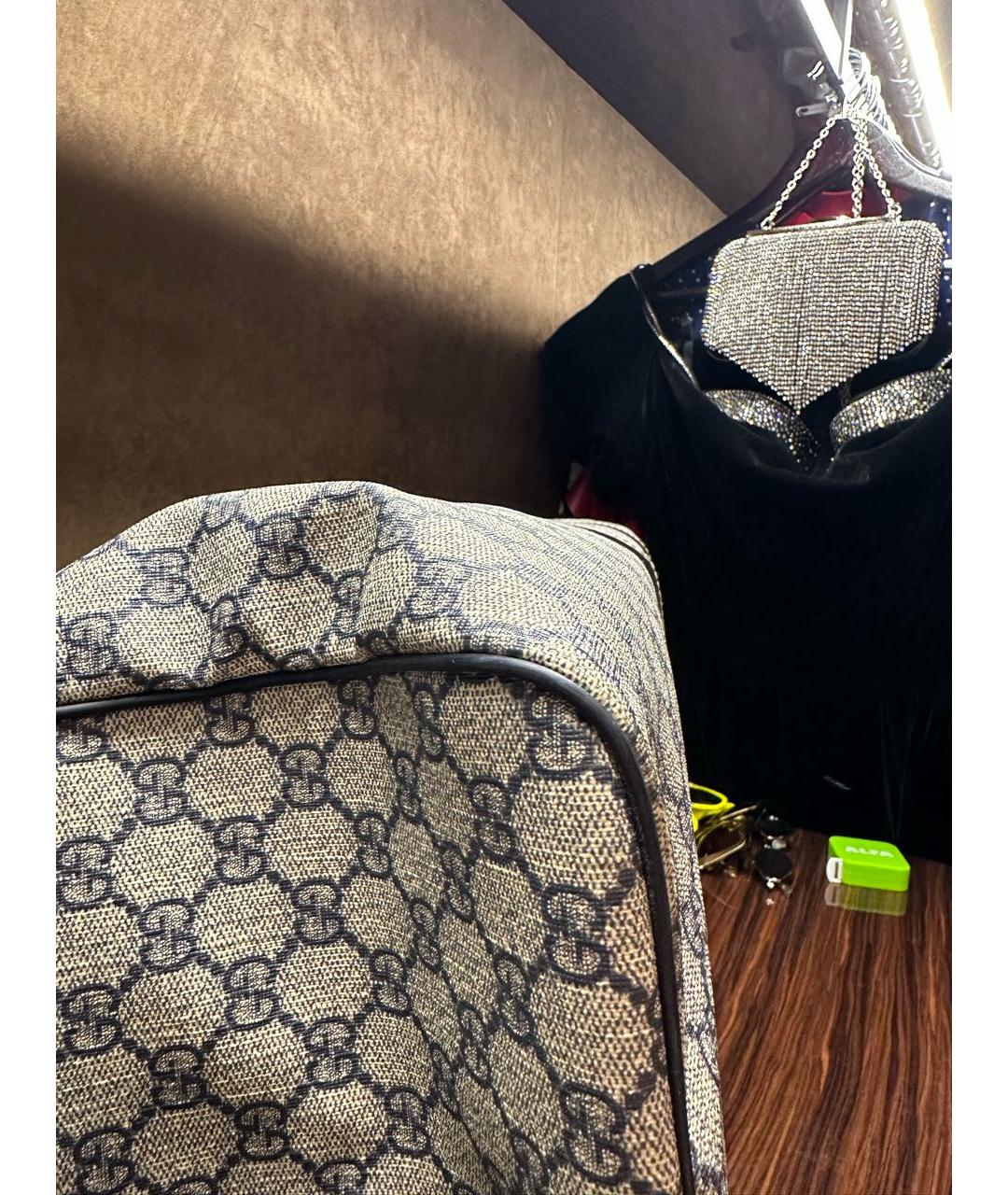 GUCCI Бежевая дорожная/спортивная сумка, фото 5