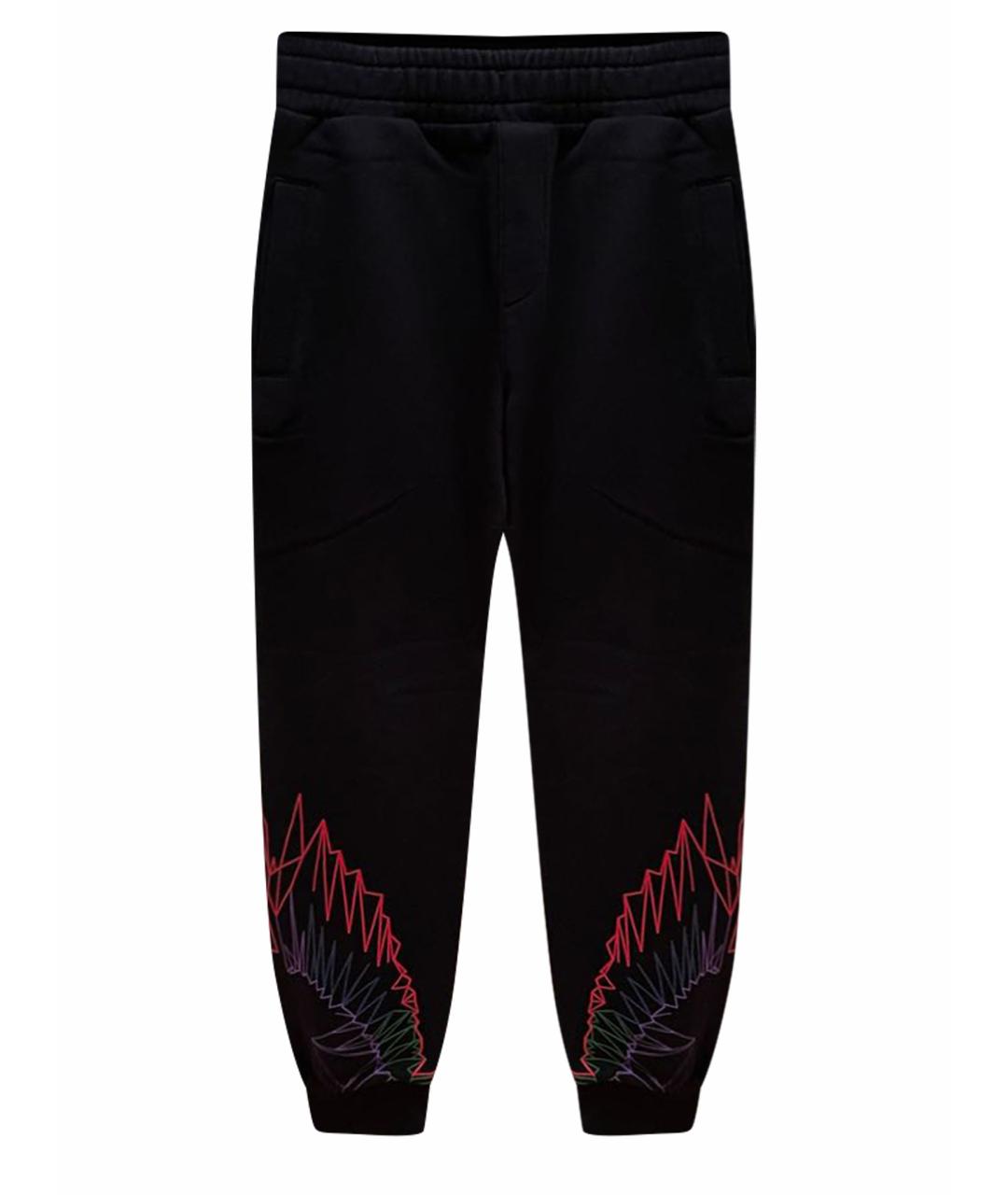 MARCELO BURLON COUNTY OF MILAN KIDS Черные хлопковые брюки и шорты, фото 1