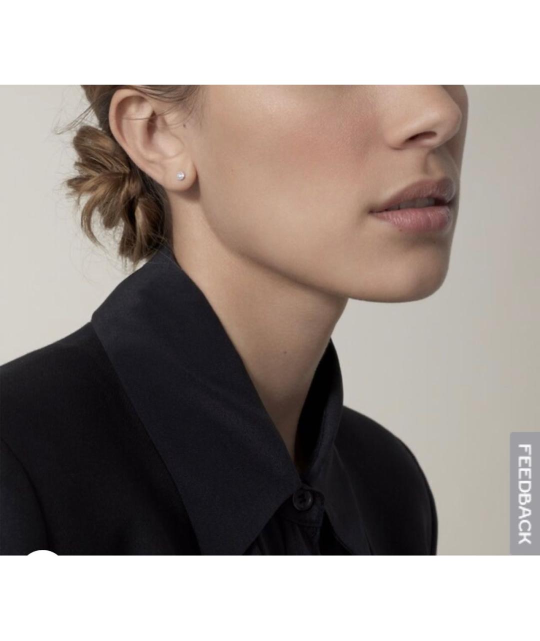 CARTIER Серебряные серьги из белого золота, фото 4