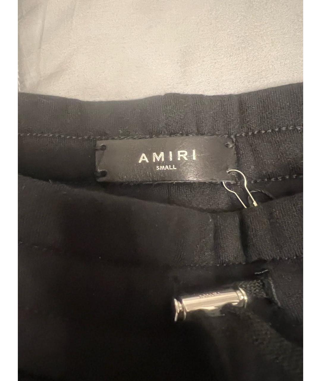 AMIRI Черные хлопковые повседневные брюки, фото 4