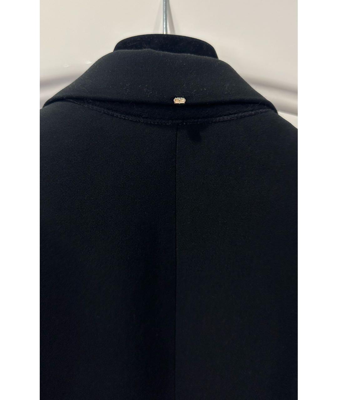 SPORTMAX Черный вискозный жакет/пиджак, фото 3