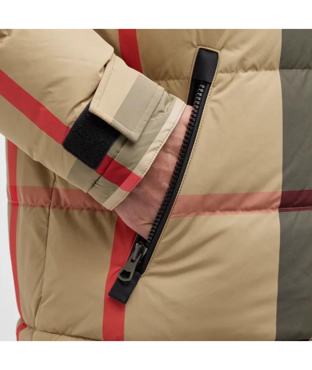 BURBERRY Бежевый пуховик, фото 5