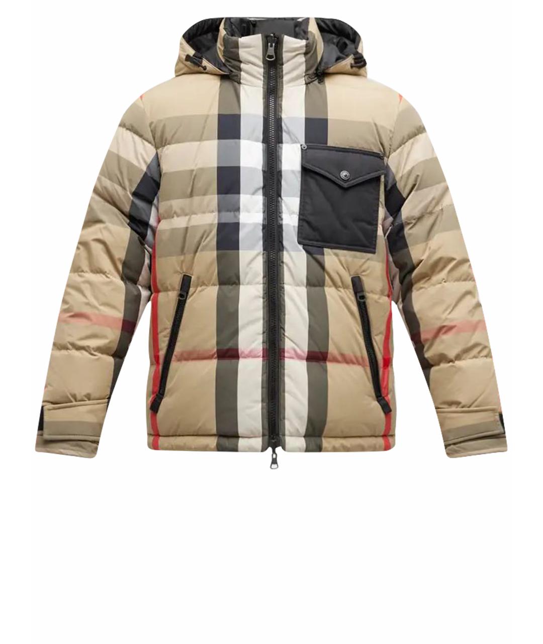 BURBERRY Бежевый пуховик, фото 1