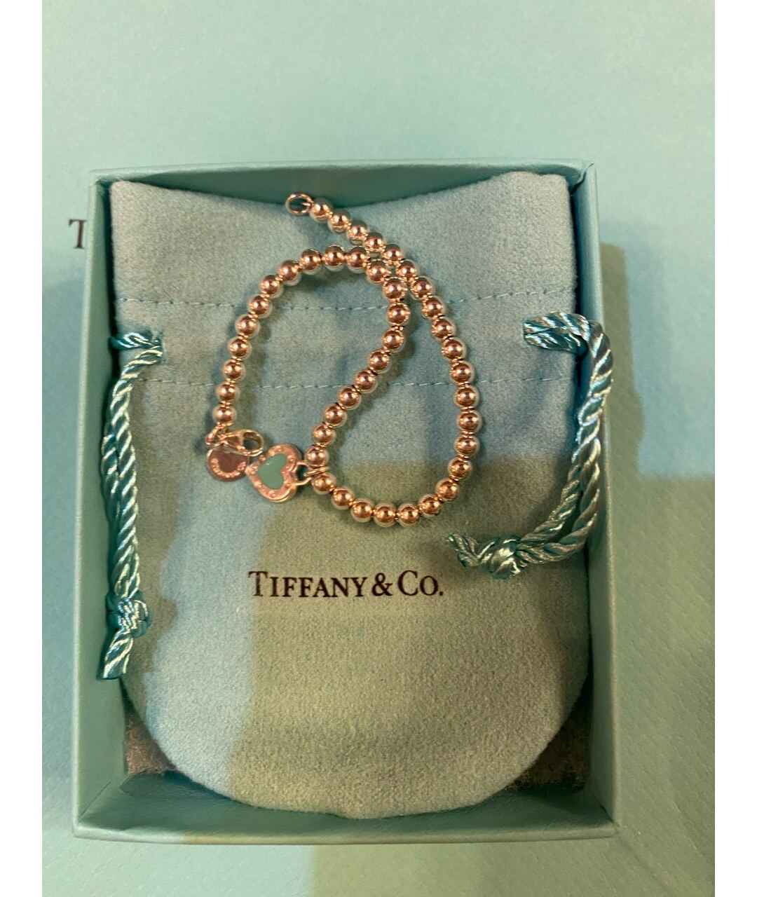 TIFFANY&CO Серебрянный серебряный браслет, фото 2