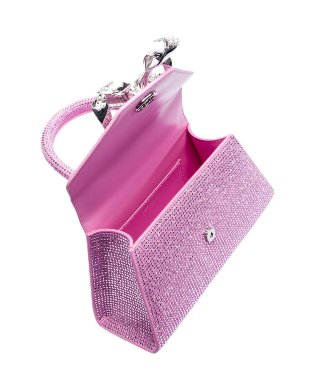 SELF-PORTRAIT Розовая сумка с короткими ручками, фото 4