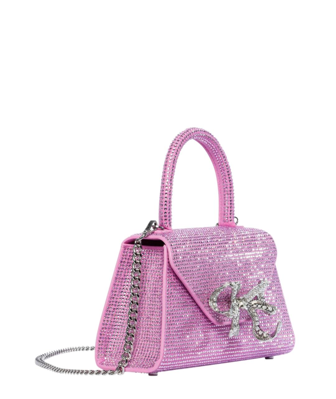 SELF-PORTRAIT Розовая сумка с короткими ручками, фото 3