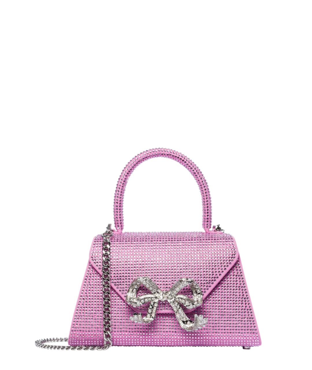SELF-PORTRAIT Розовая сумка с короткими ручками, фото 1