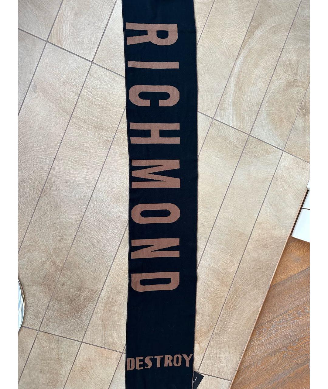 JOHN RICHMOND Коричневый шарф, фото 4