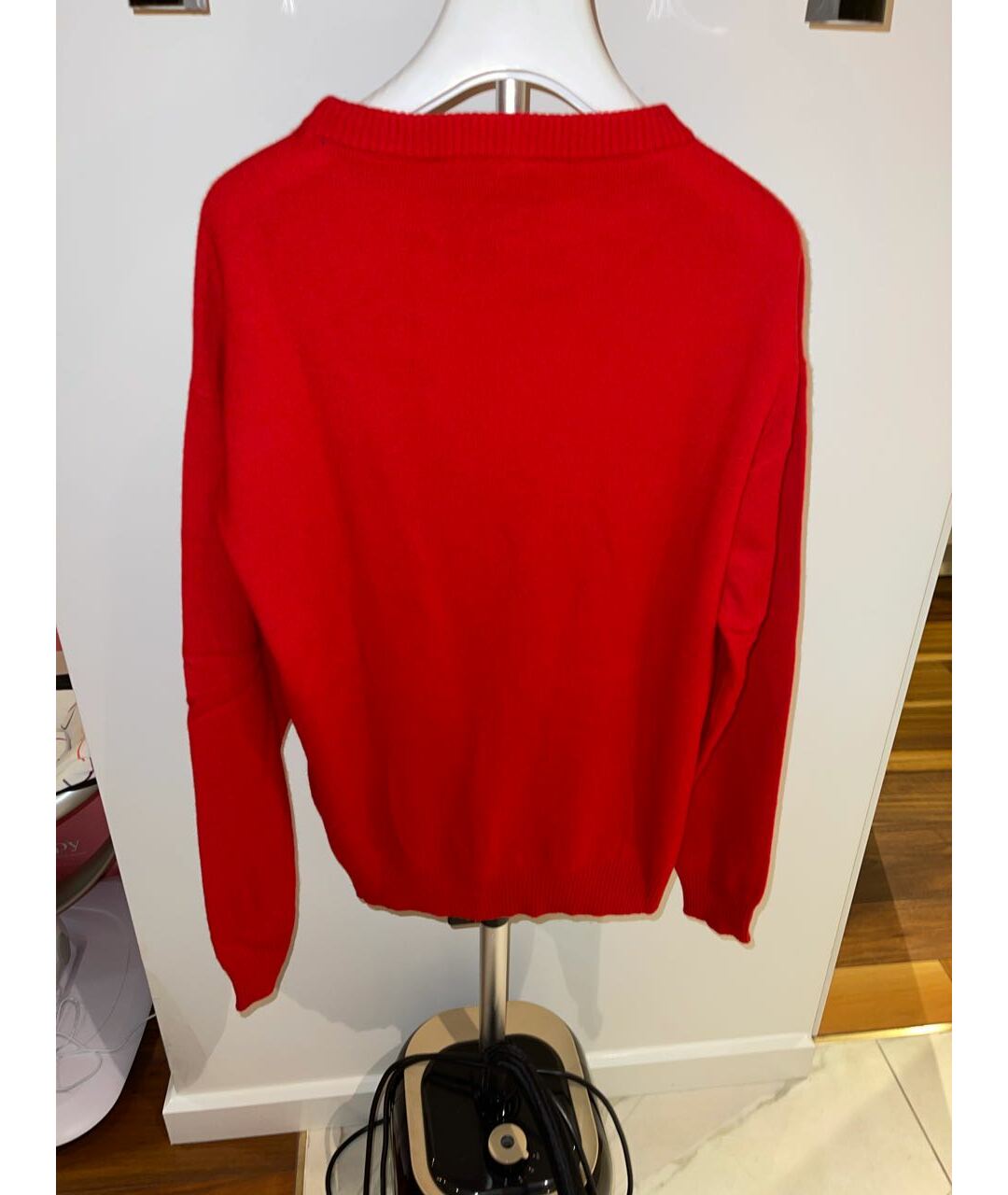 MOSCHINO Красный кашемировый джемпер / свитер, фото 2