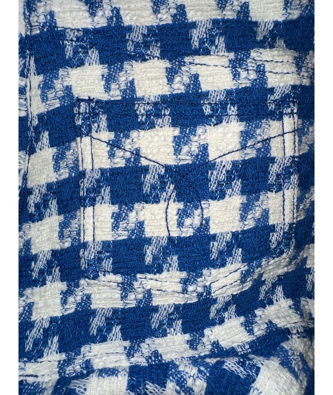 SANDRO Синяя хлопковая юбка мини, фото 4