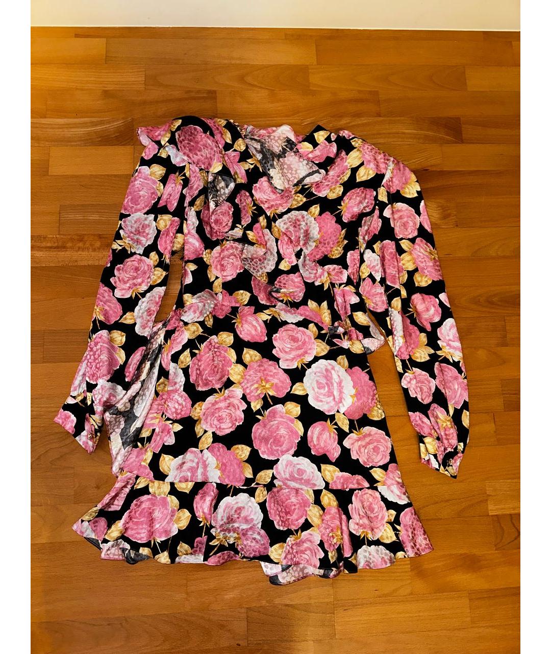 MIU MIU Розовое шелковое коктейльное платье, фото 8