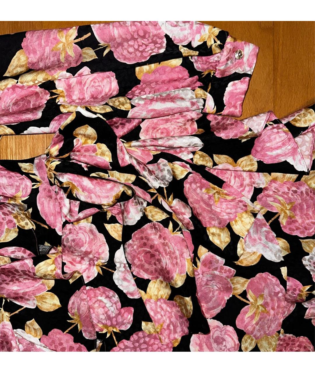 MIU MIU Розовое шелковое коктейльное платье, фото 5