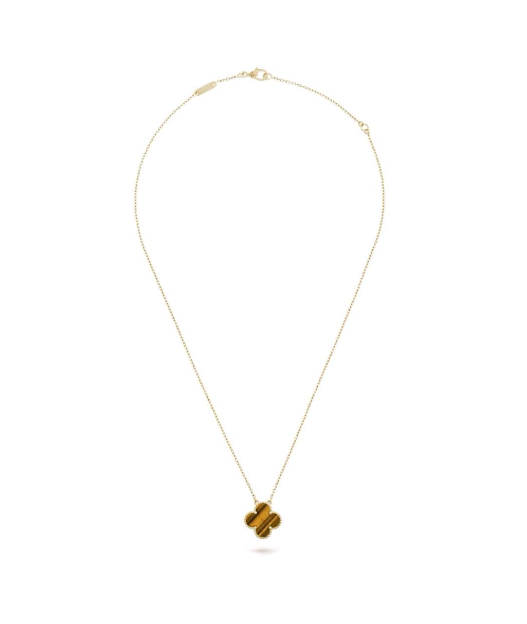 VAN CLEEF & ARPELS Горчичная подвеска из желтого золота, фото 2