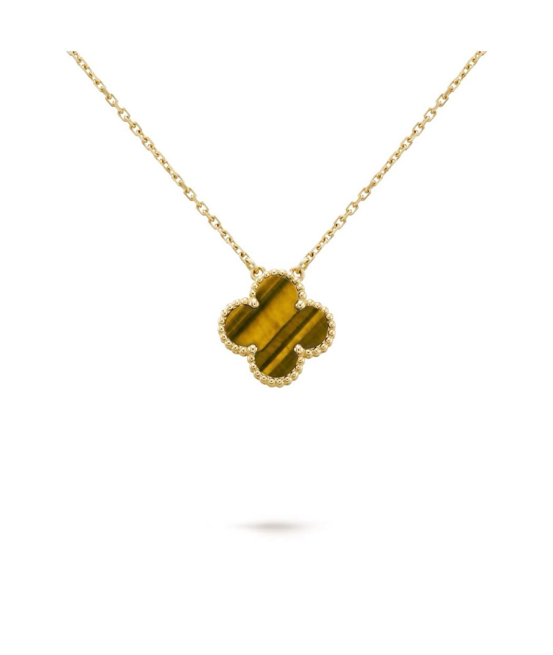 VAN CLEEF & ARPELS Горчичная подвеска из желтого золота, фото 4