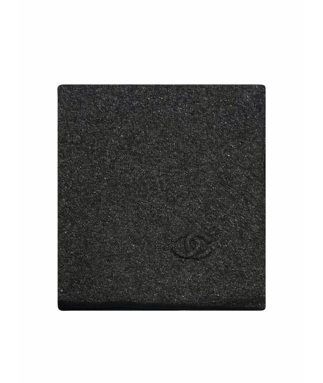 CHANEL PRE-OWNED Черный кашемировый шарф, фото 1