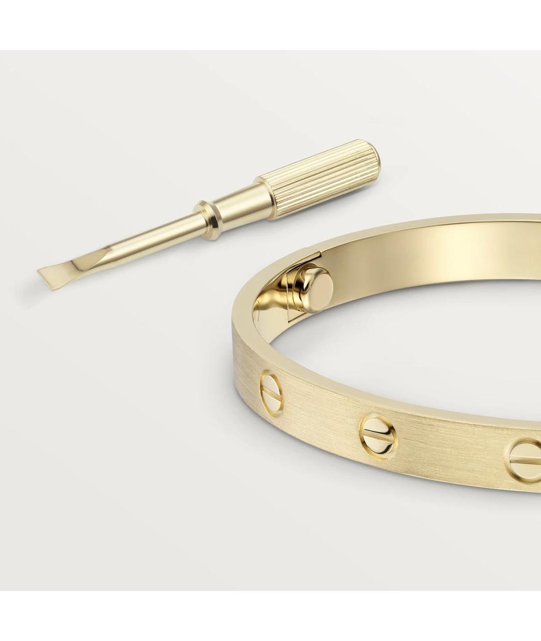 CARTIER Золотой браслет из желтого золота, фото 4